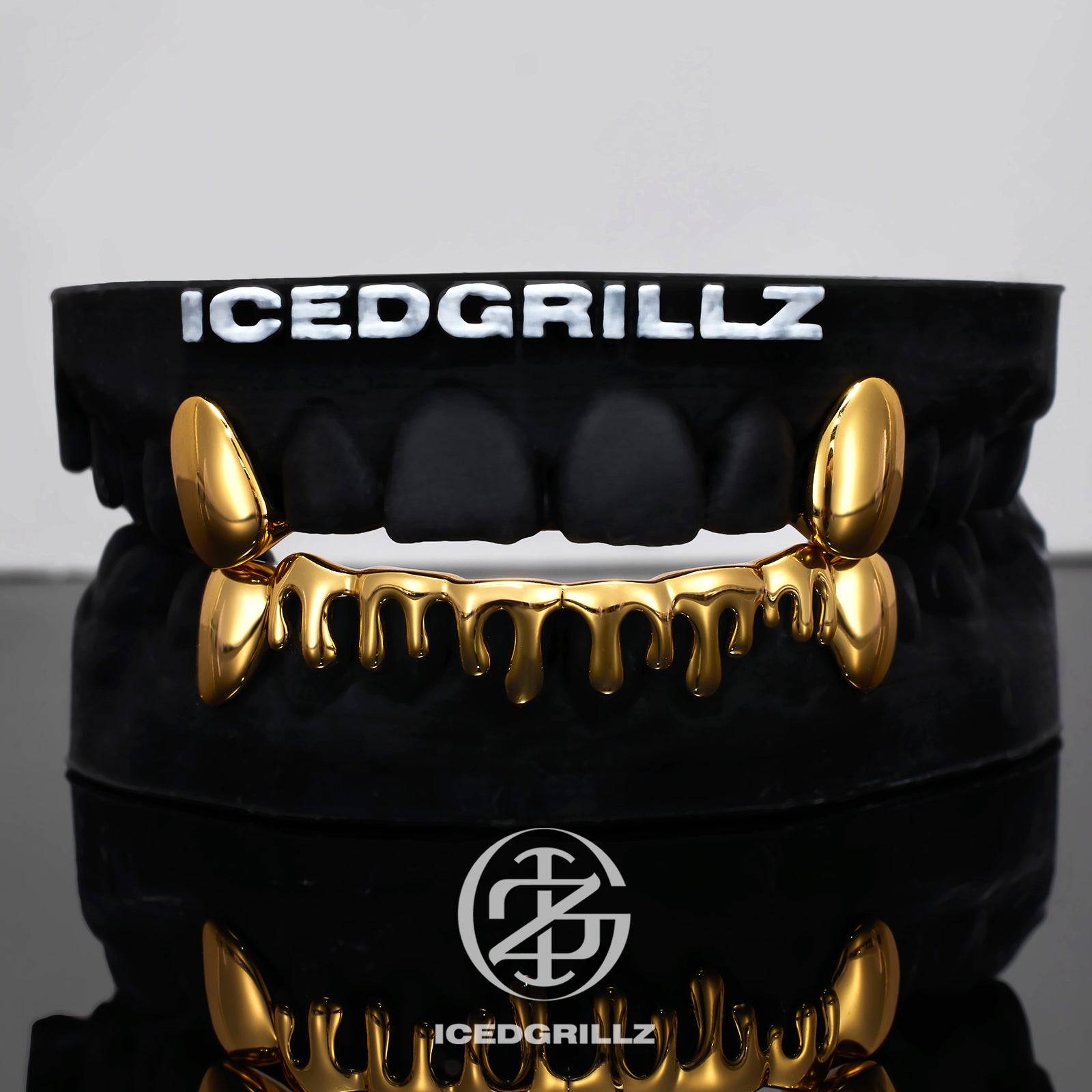 2 Top & 8 Bottom Liquid Drip Grillz