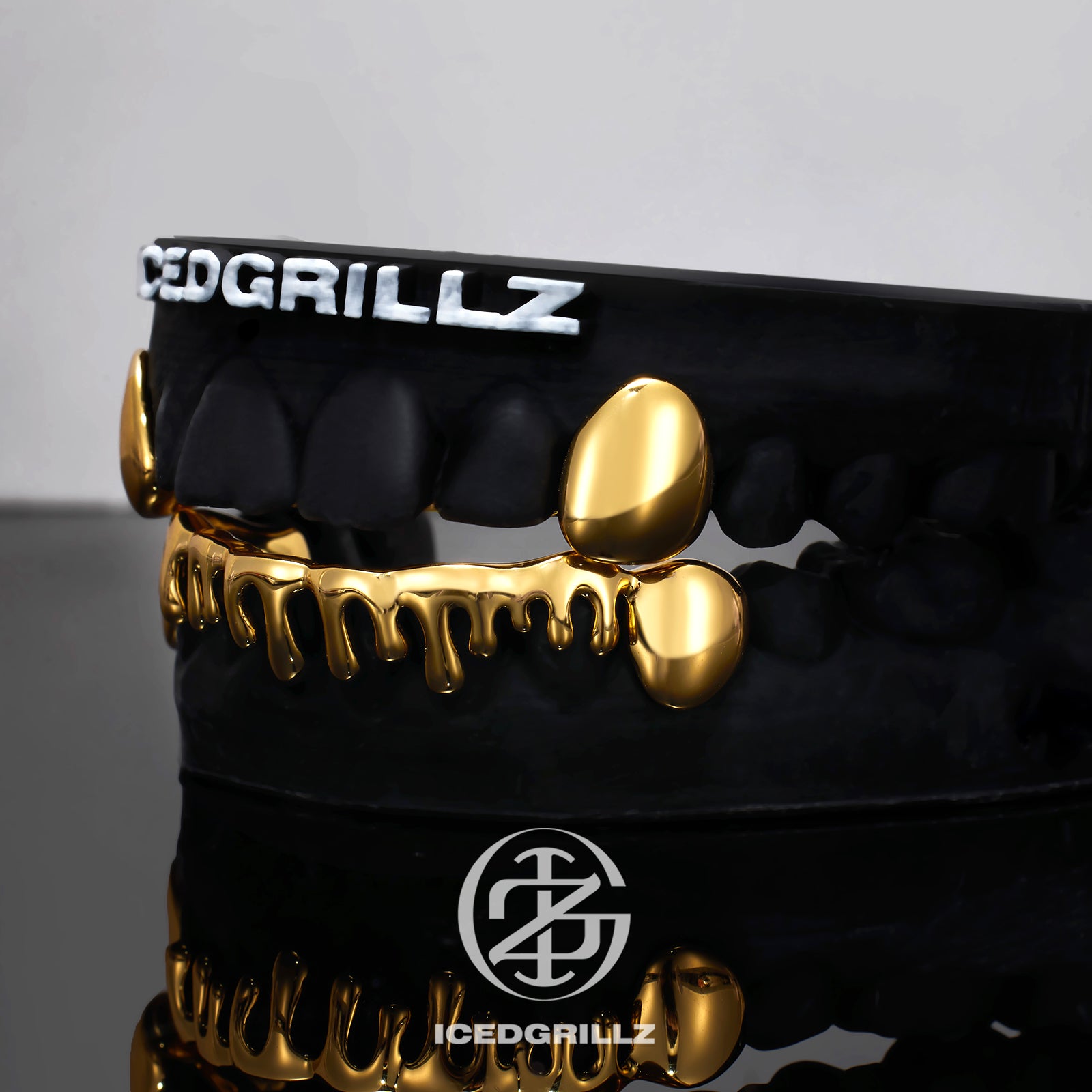 2 Top & 8 Bottom Liquid Drip Grillz