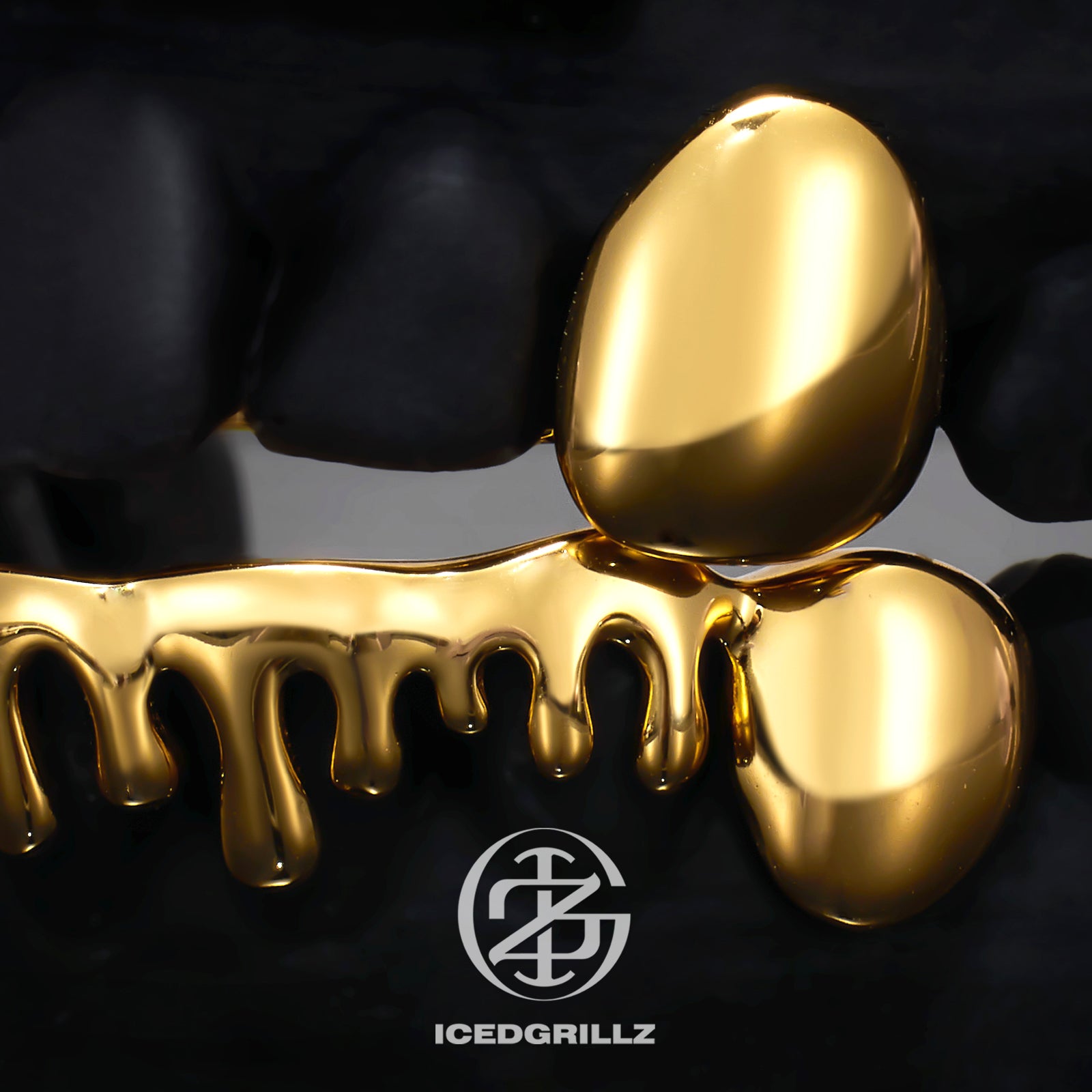 2 Top & 8 Bottom Liquid Drip Grillz