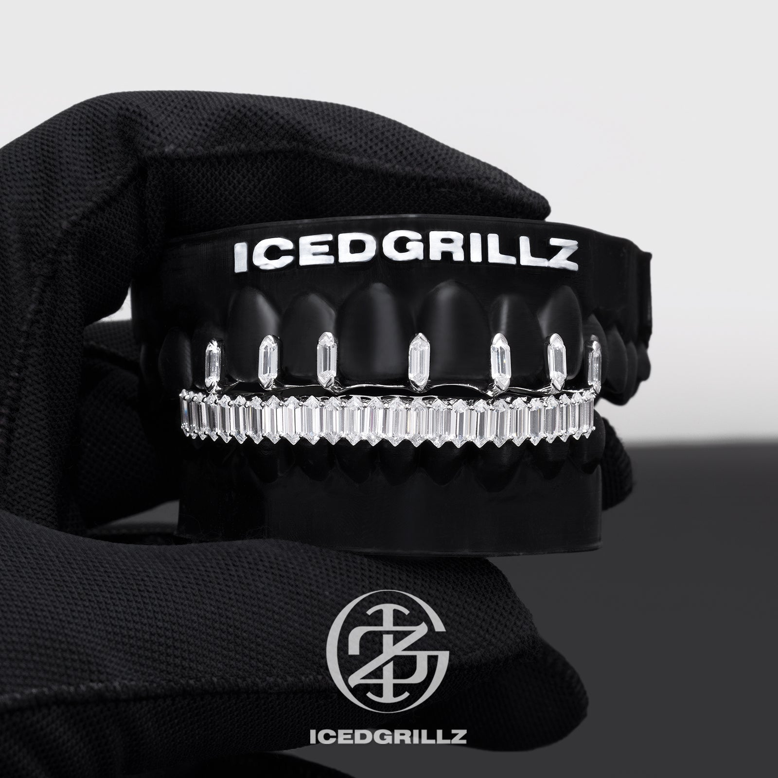 Baguette Cut Gap Bridge Grillz