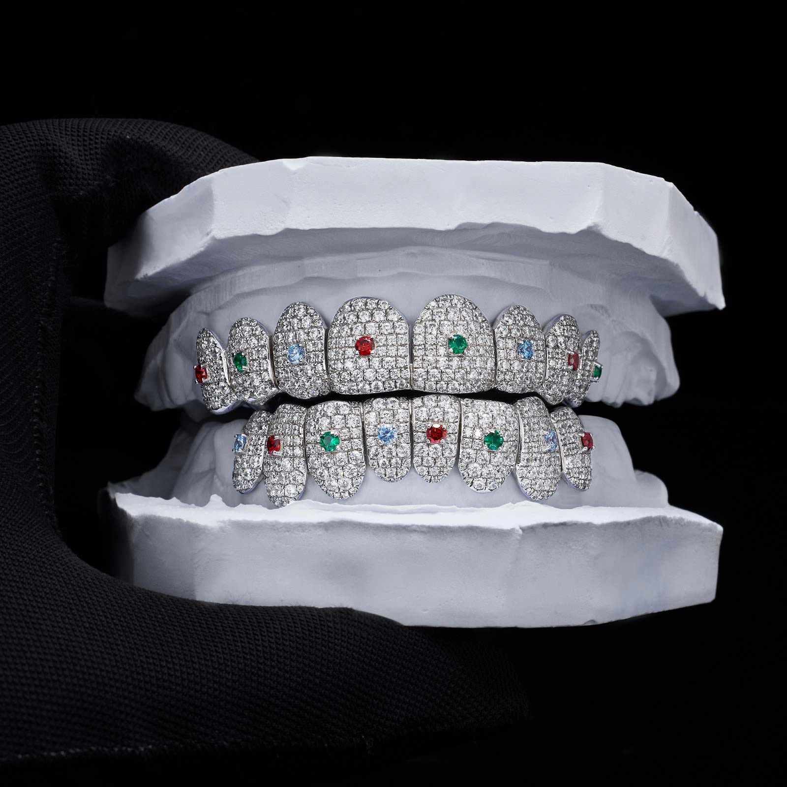 Colored Gem & Moissanite Grillz