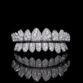 Crushed Ice "Snow Set" Mosaic Moissanite Grillz