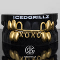 Custom 4 Letter Solid Plain Star Grillz