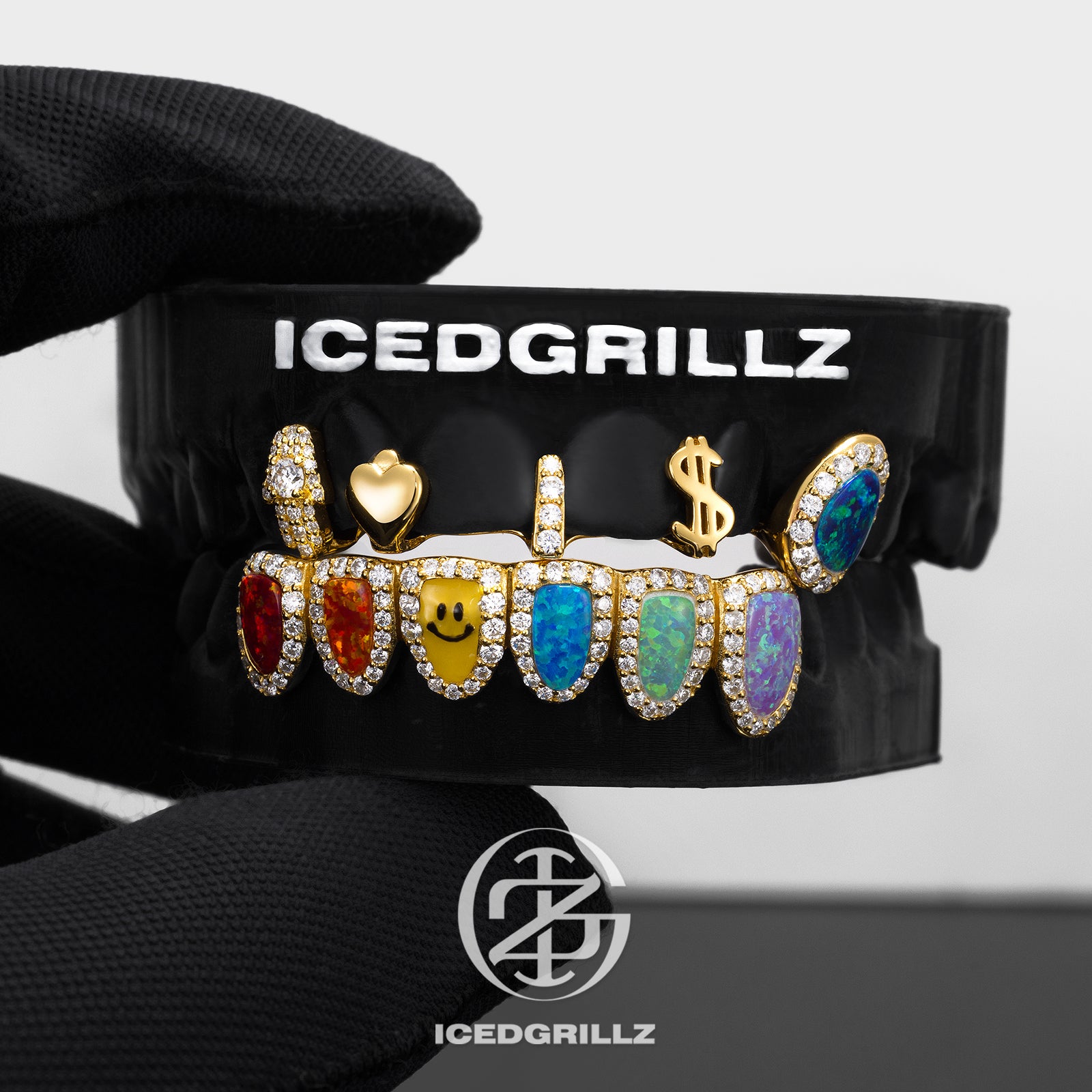 Custom Gap & Rainbow Opal Grillz