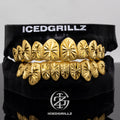 Diamond Cut Starburst Frosted Grillz