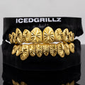 Diamond Cut Starburst Frosted Grillz