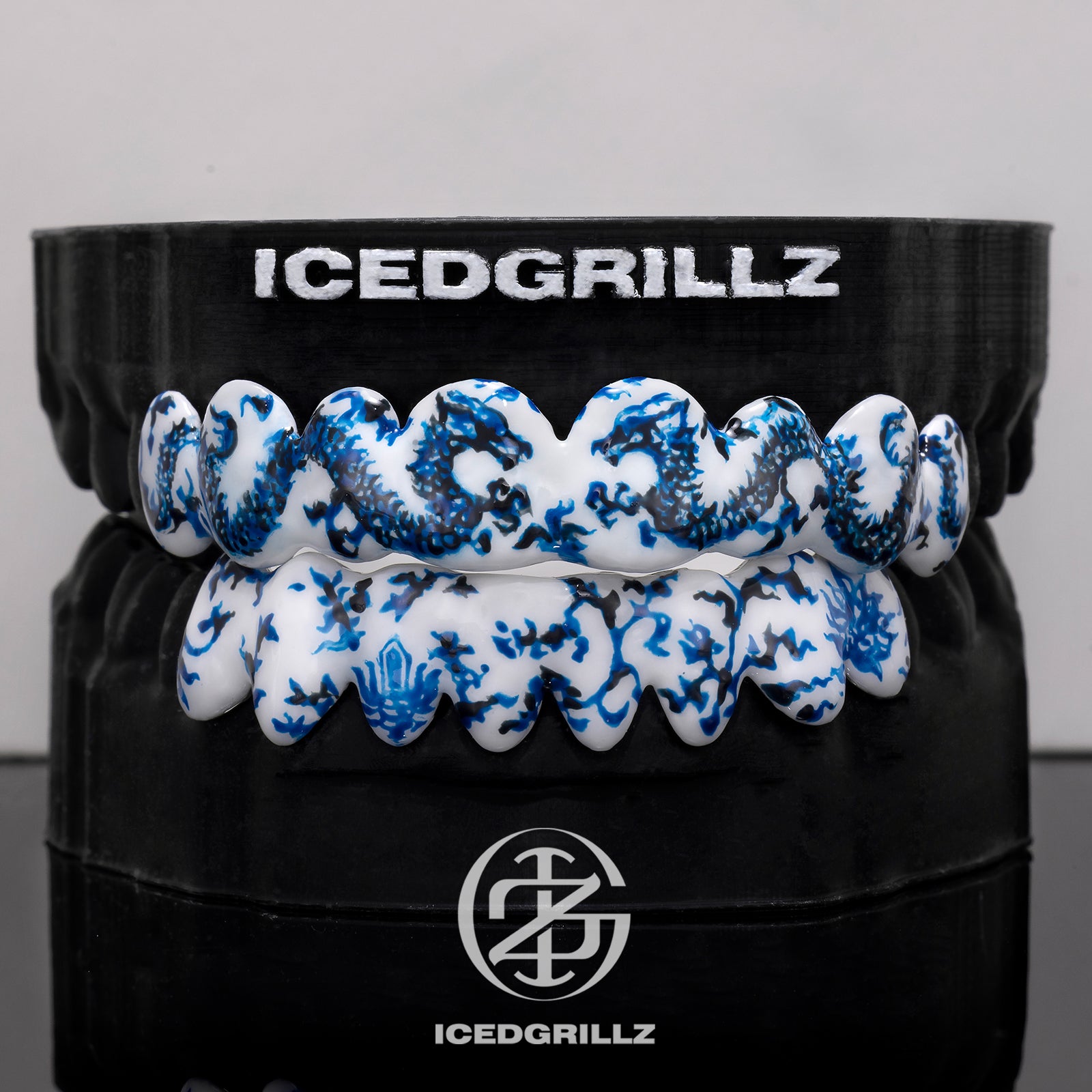 Dragon Enamel Porcelain Grillz