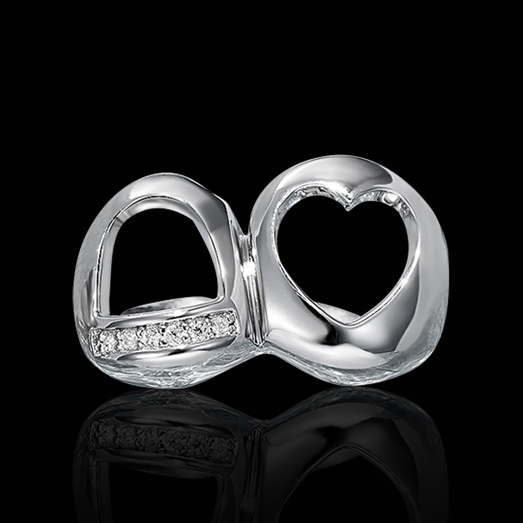 Heart Style Open Face Grillz