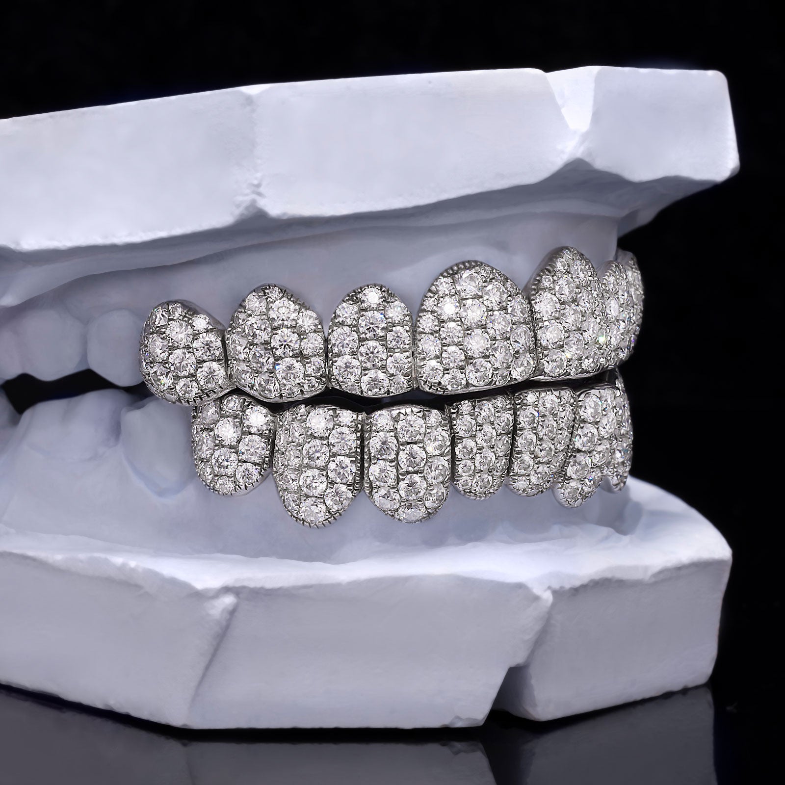Heavy Hitter 6pt Jumbo Moissanite Grillz