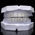 Hybrid Flood Moissanite Grillz (Baguette & Round Mix)
