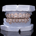 Mixed Cut (Round & Oval) Heavy Diamond Grillz