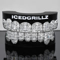 Moissanite Emerald Cut Iced Cluster Grillz