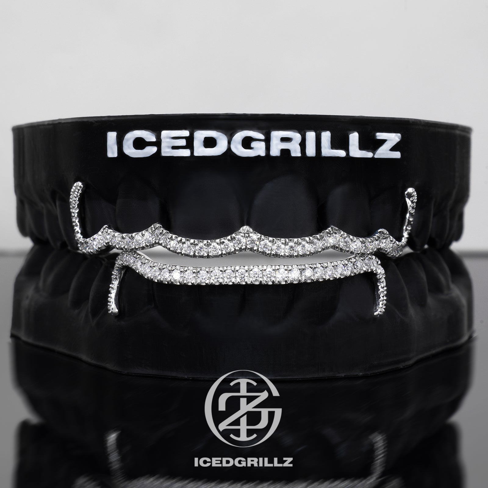 Moissanite Wave Bar Grillz