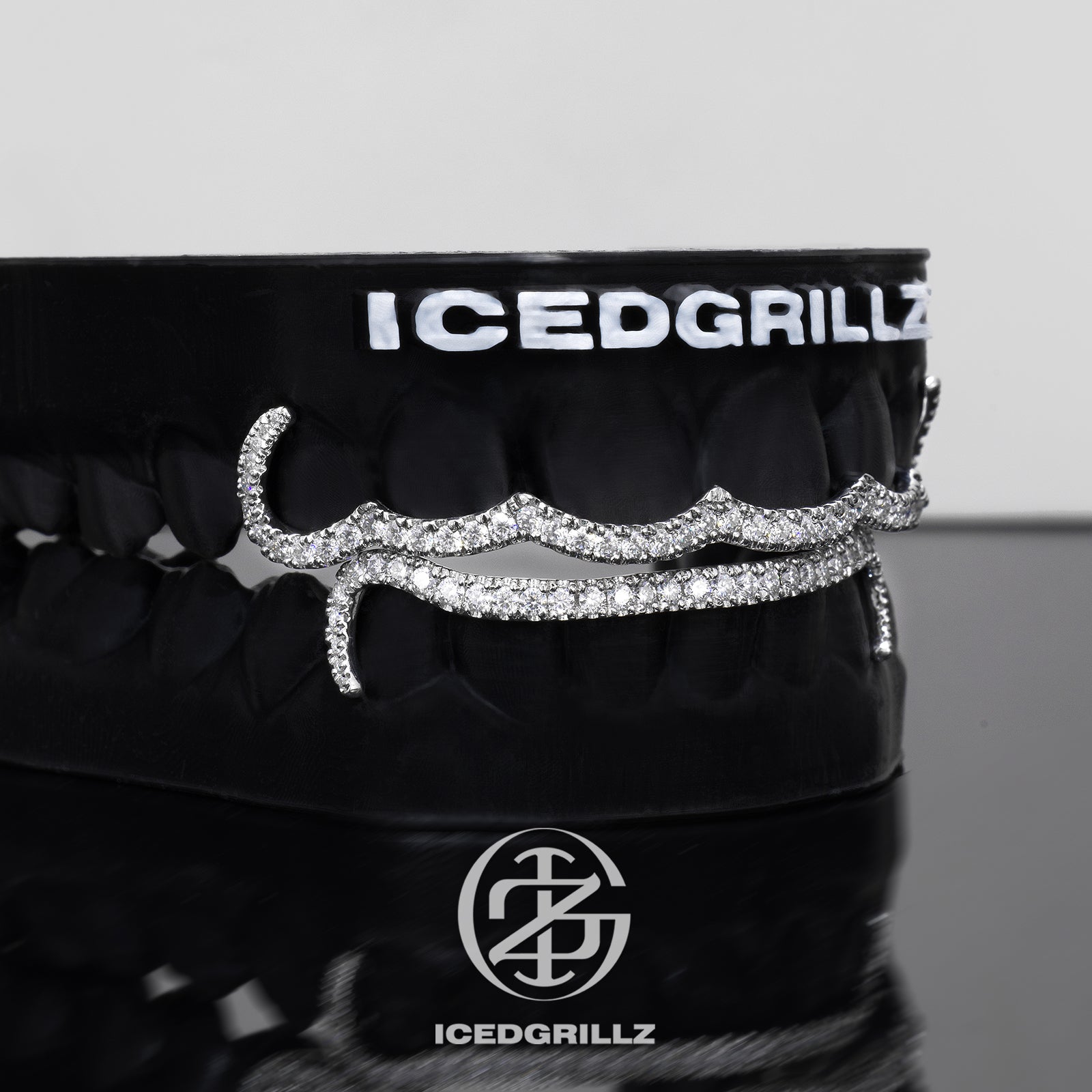 Moissanite Wave Bar Grillz