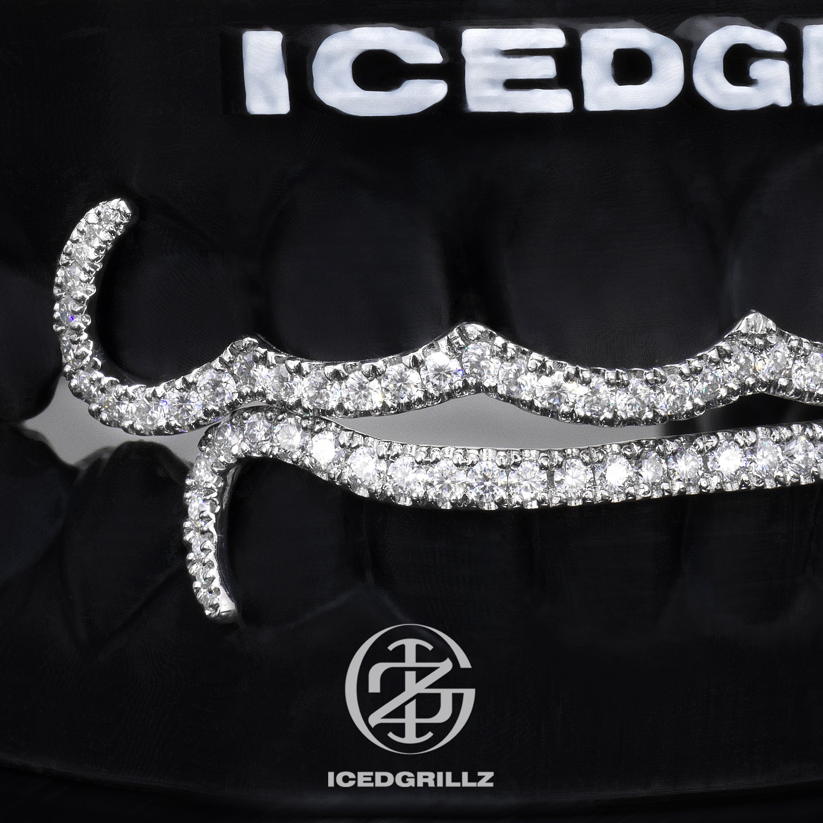 Moissanite Wave Bar Grillz