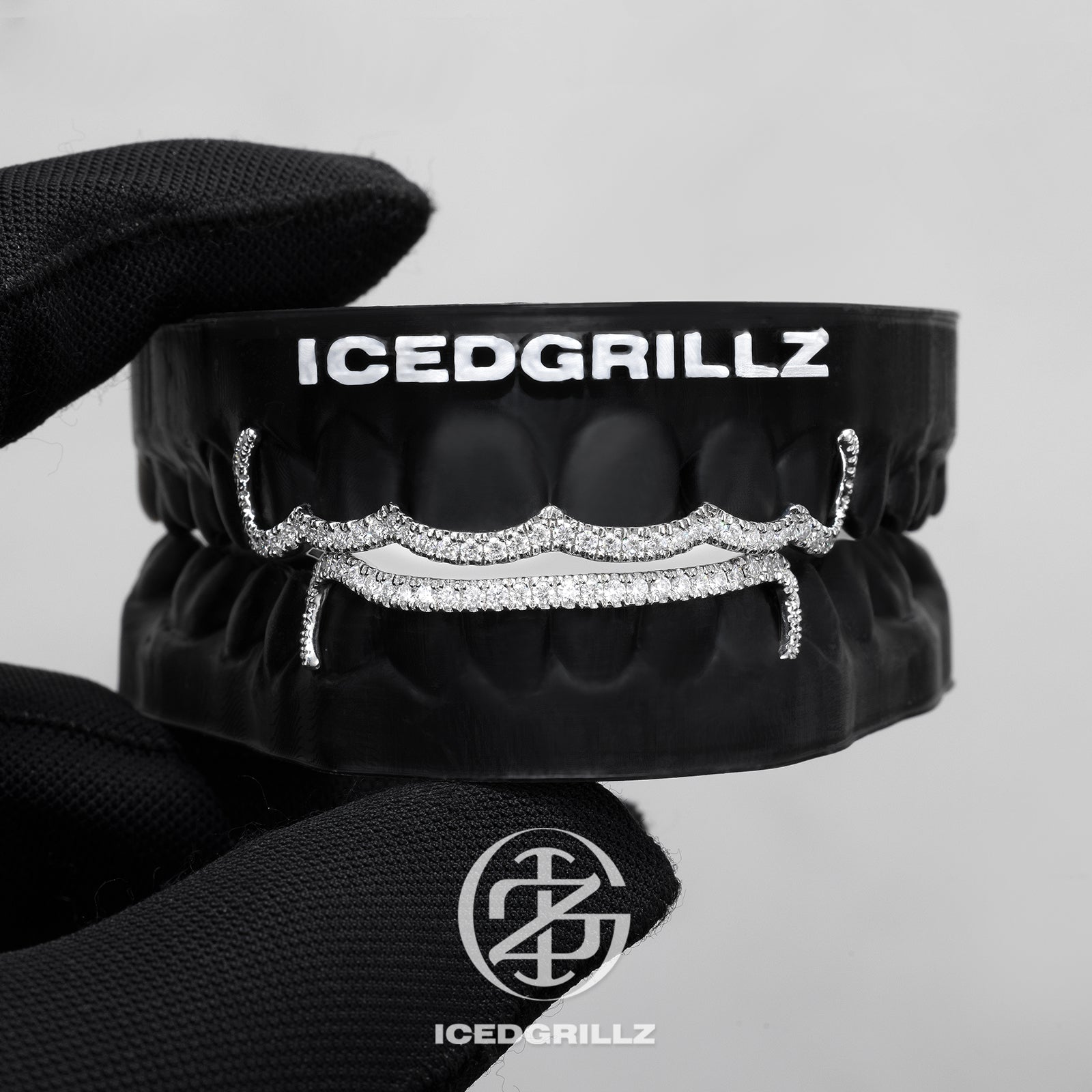 Moissanite Wave Bar Grillz