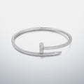 Nail Bracelet with Half Moissanite