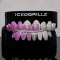 Opal Puzzle & Moissanite Honeycomb Grillz