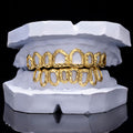 Open-Face Diamond Cut Dust Grillz