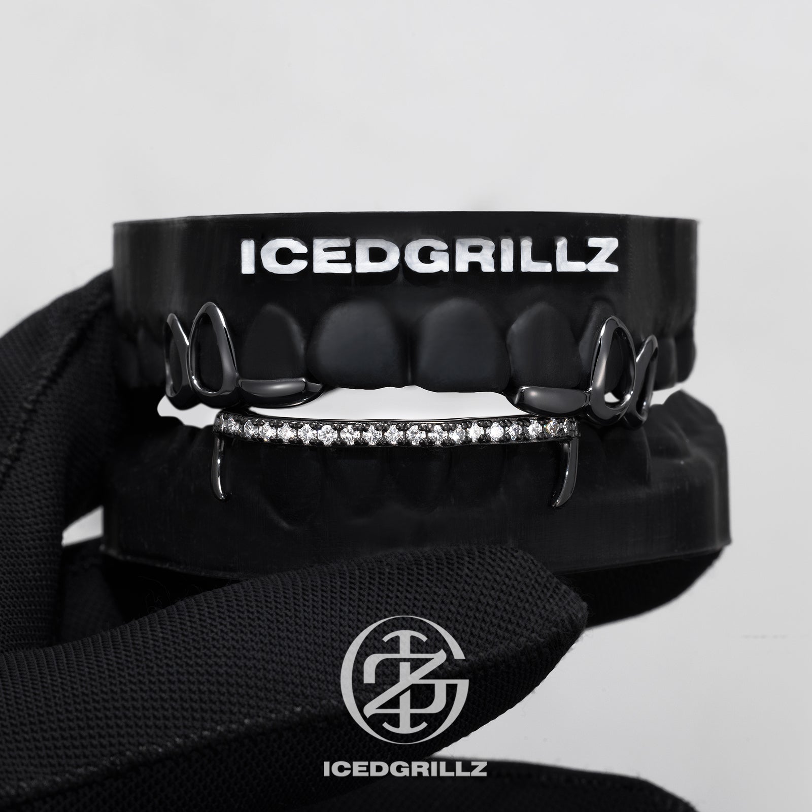 Open Face Curved Edge Moissanite Single Bar Grillz