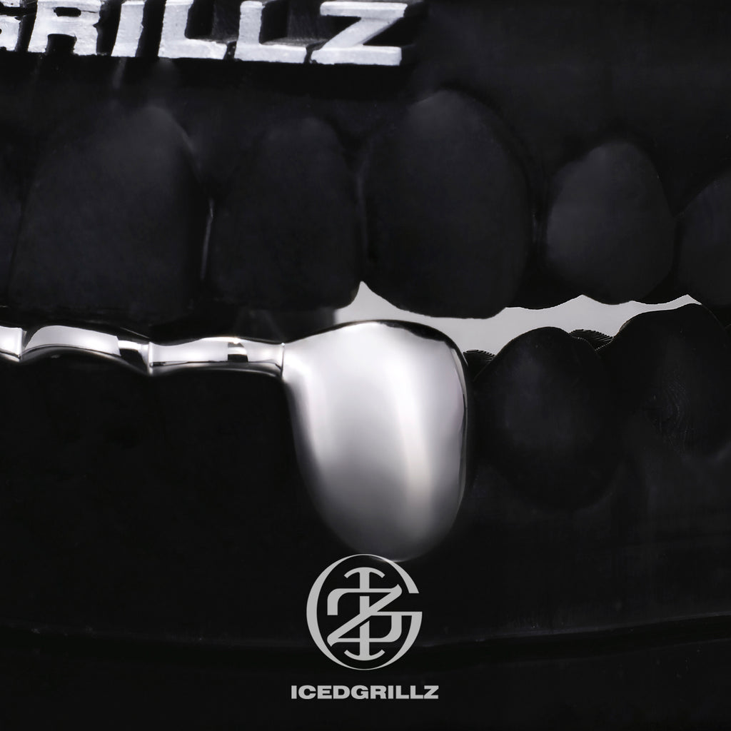Open Face Star & Fangs Bridge Grillz