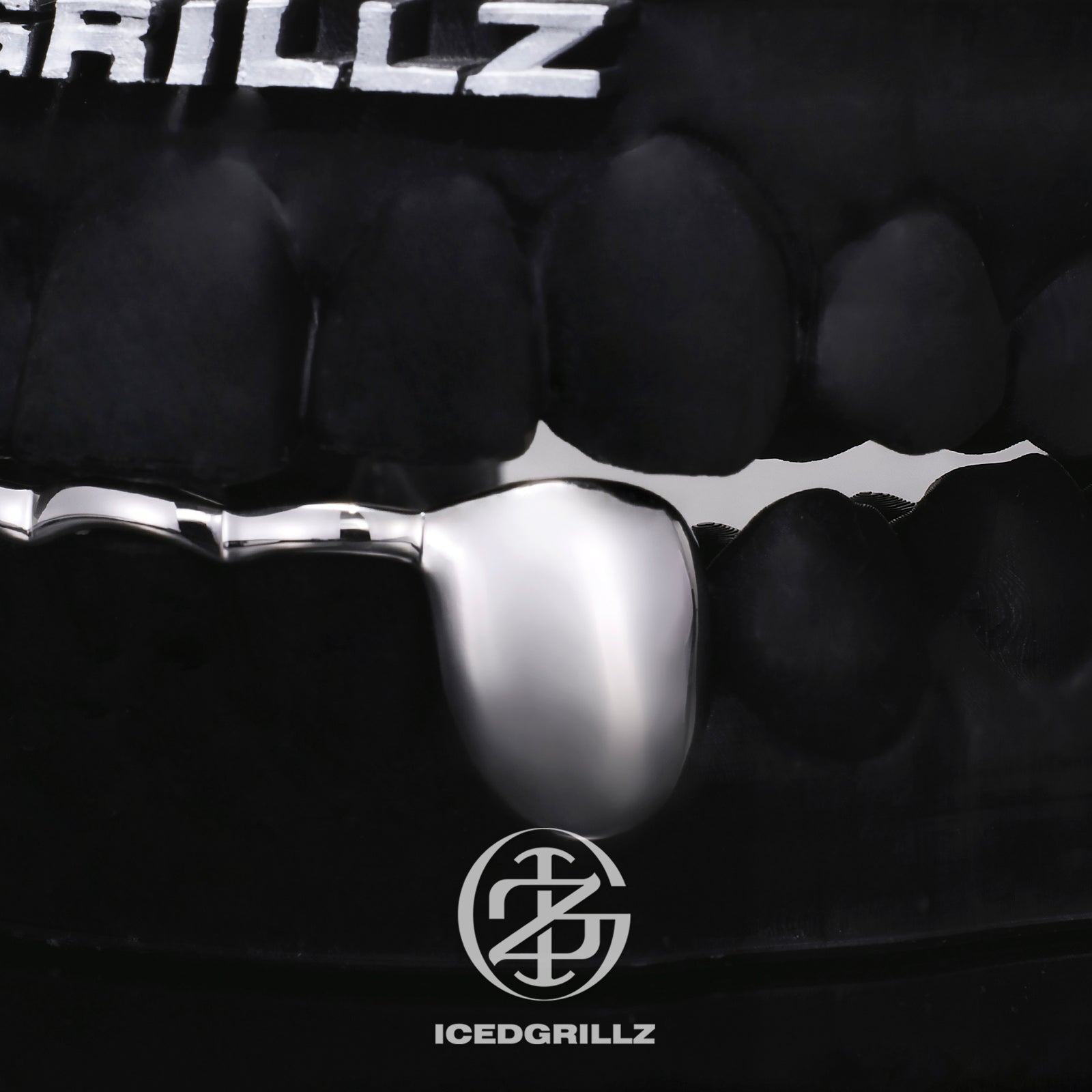 Open Face Star & Fangs Bridge Grillz