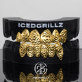 Polished Gold Rose Cut Grillz