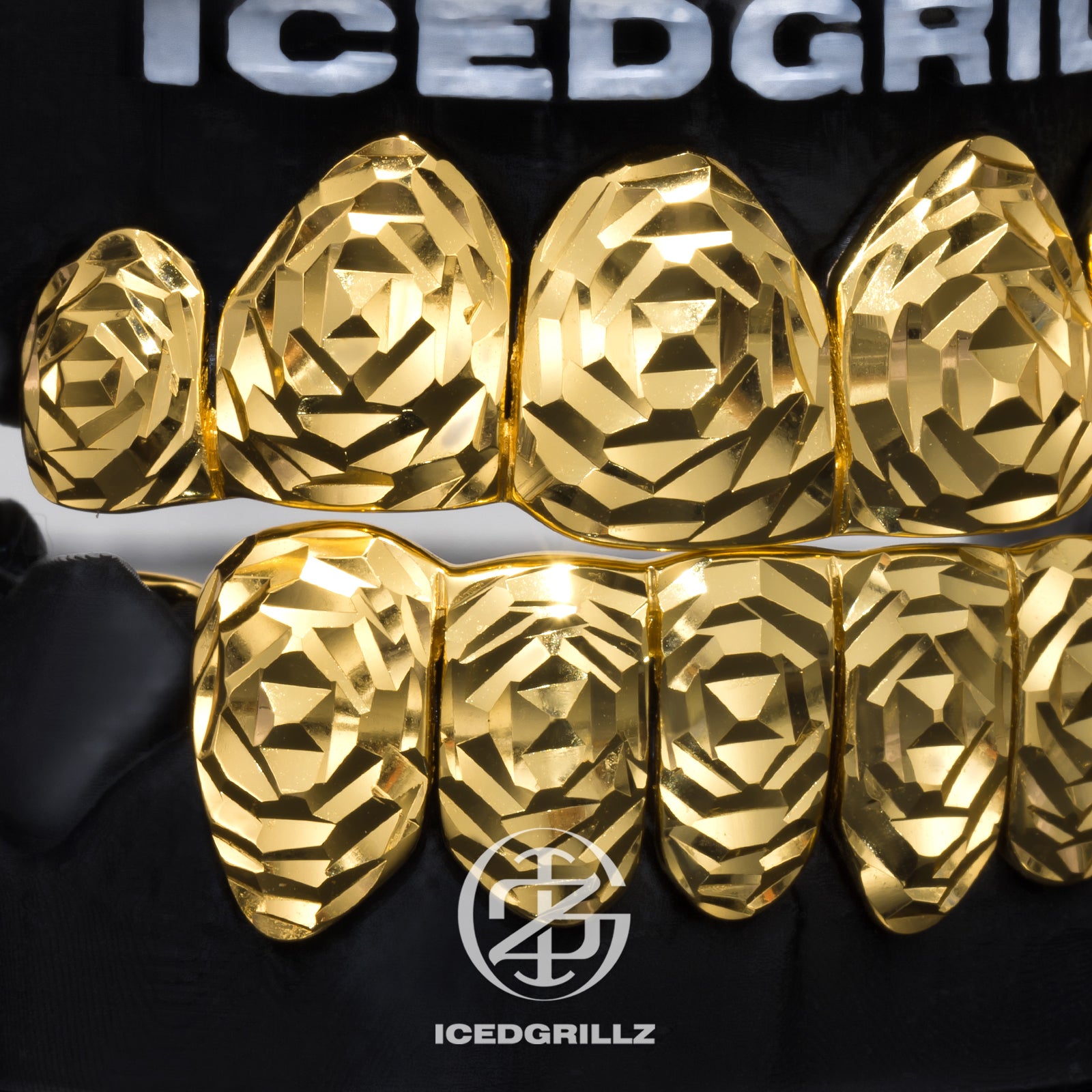 Polished Gold Rose Cut Grillz