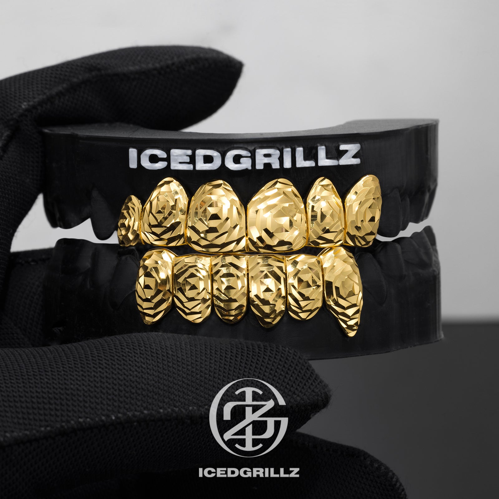 Polished Gold Rose Cut Grillz