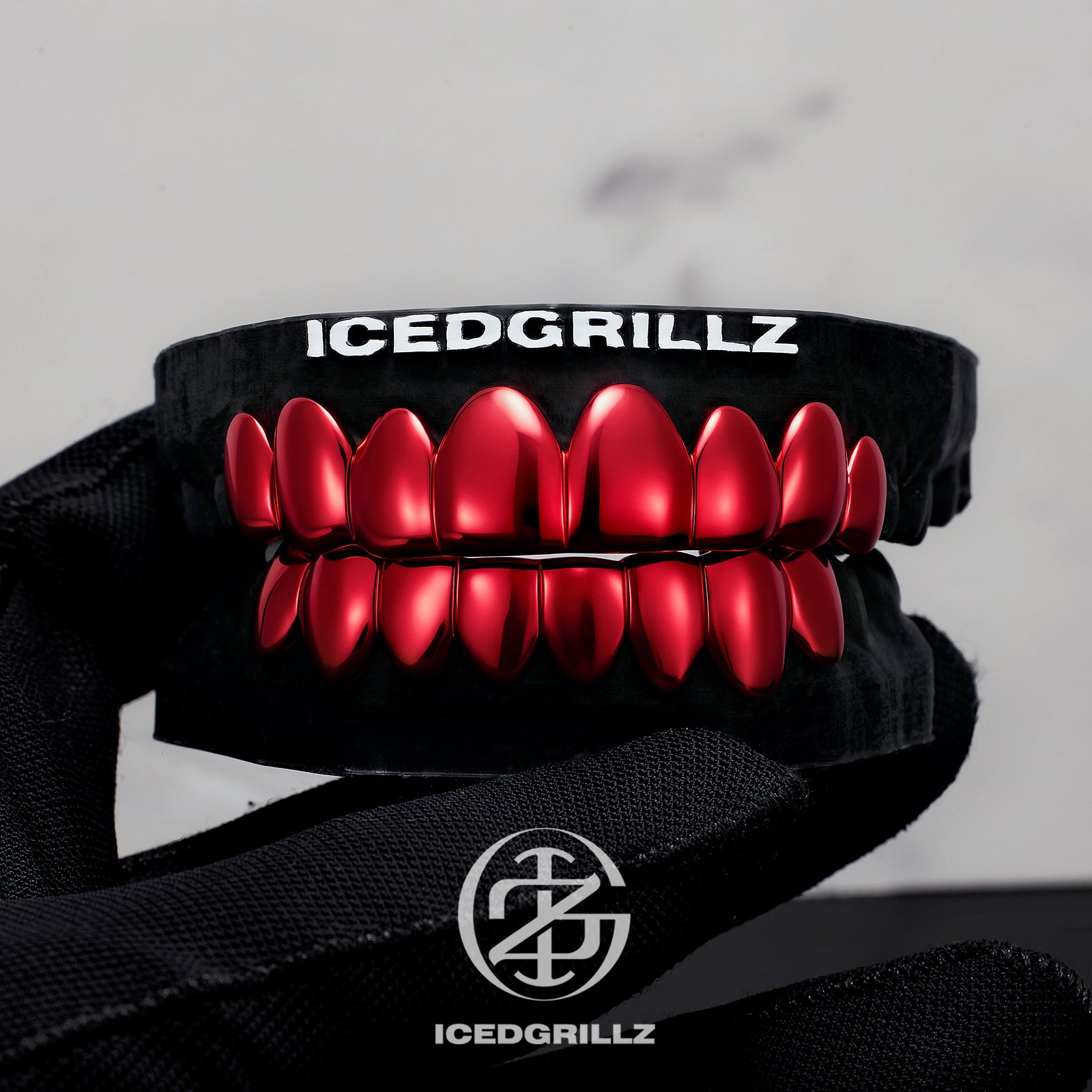 Polished Red Gold Grillz
