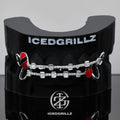 Red Heart Iced Baguette Bar Grillz