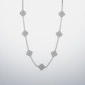S925 Moissanite Multi Clover Necklace