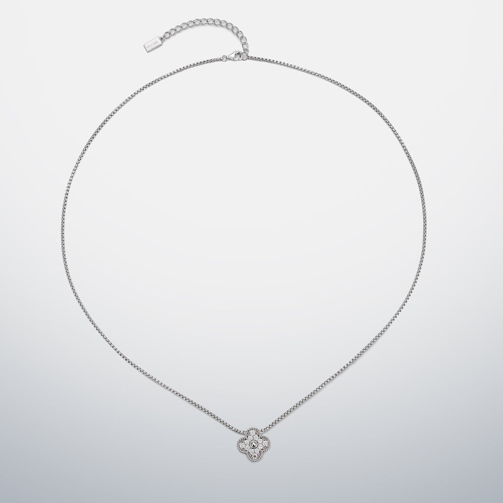 S925 Moissanite Single Clover Chain