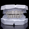Signature Honeycomb Set Moissanite Grillz (Hand-Prong)