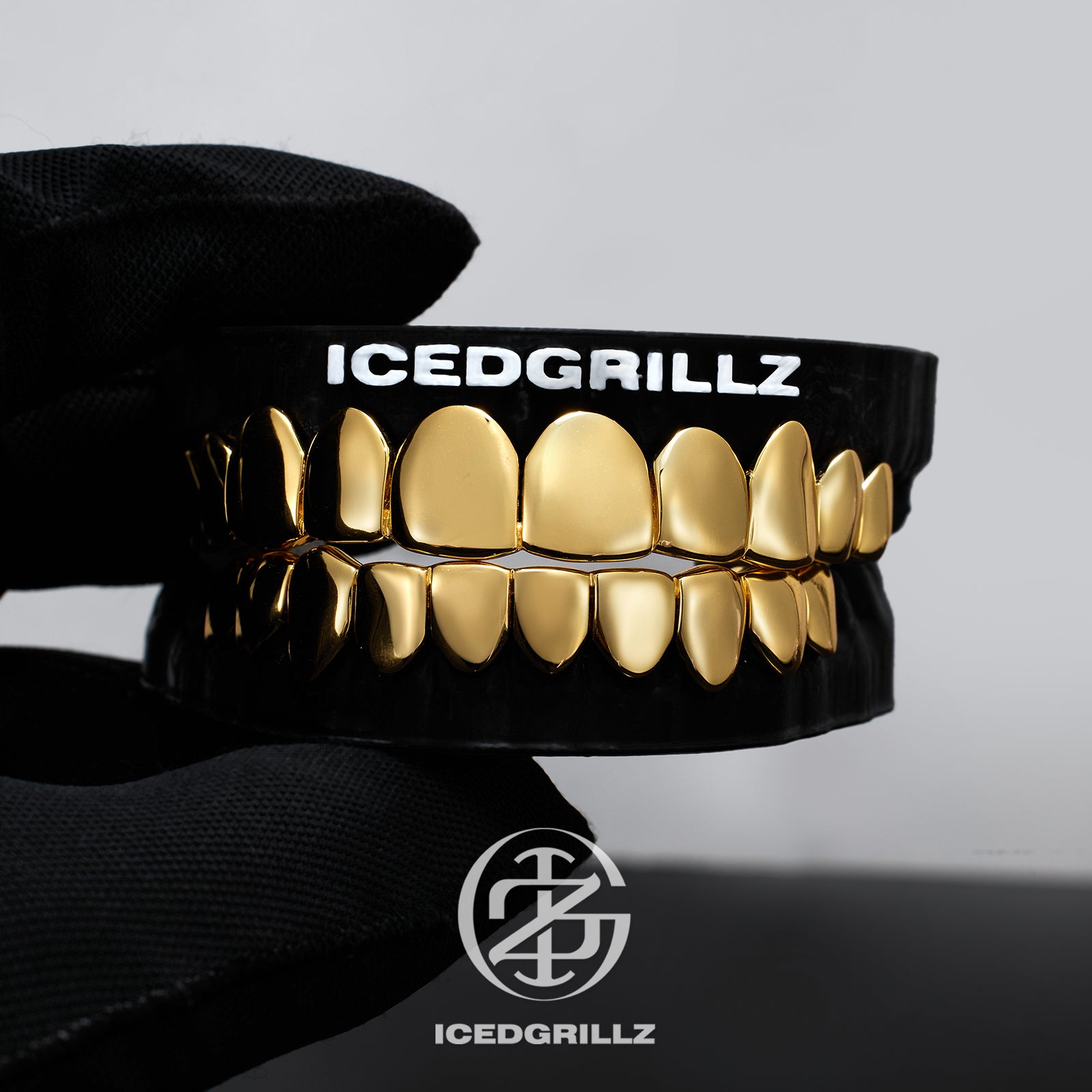 Solid Plain Polished Yellow Gold Grillz