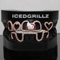 Top Enamel Kitty & Bunny Tail Bar Grillz - IcedGrillz